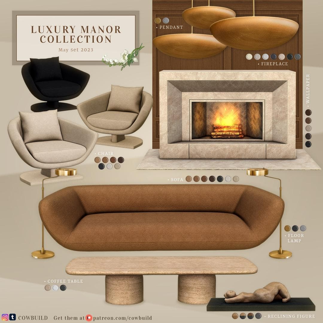 Коллекция мебели Luxury Manor